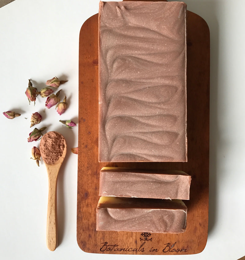 Relaxing Floral Soap with Pink Clay